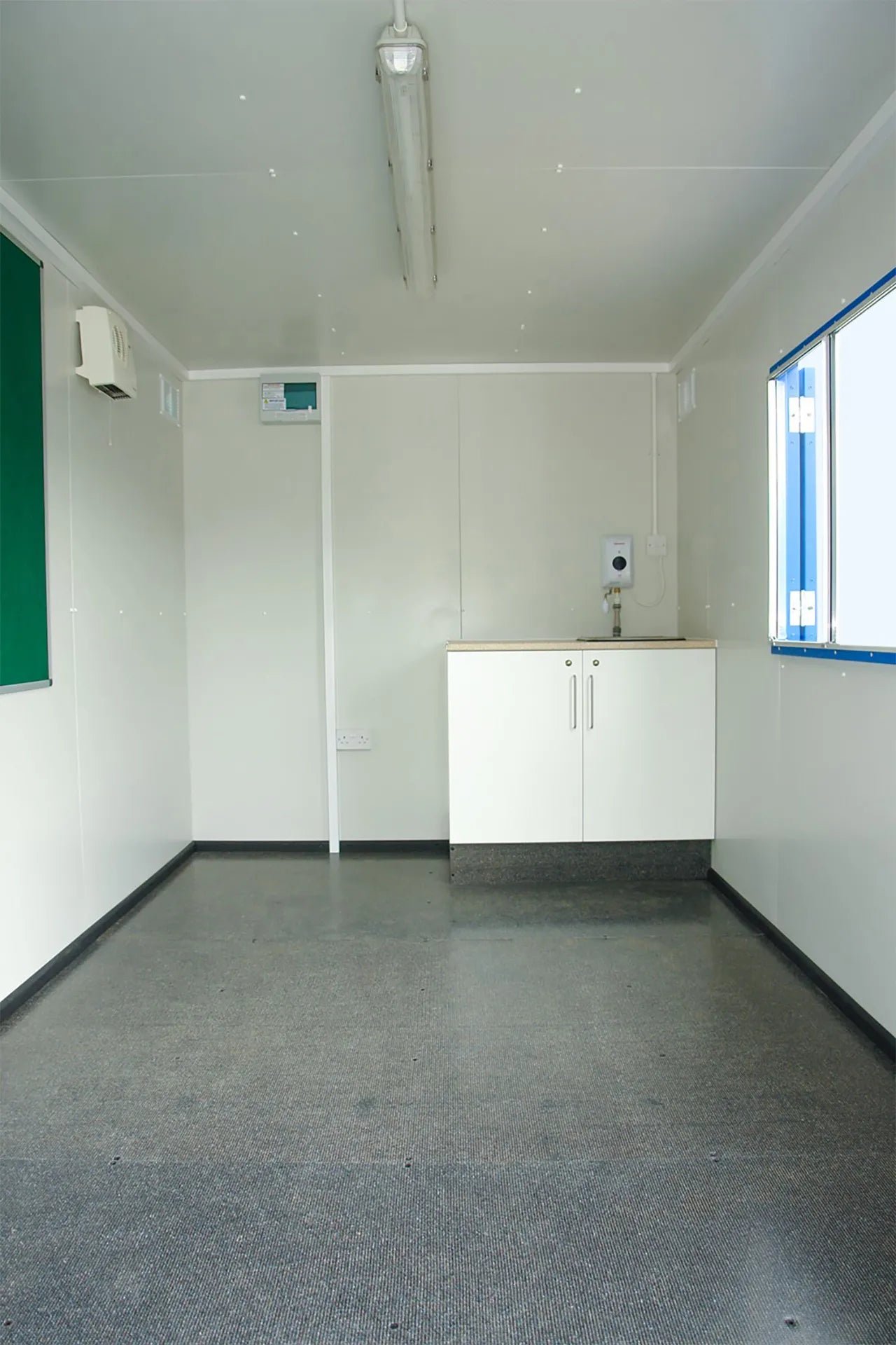 16Ft x 7Ft 6in Steel Mobile Anti-Vandal Office Cabin