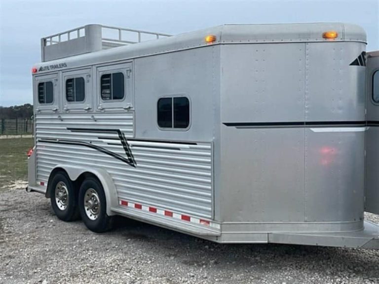 Pre-Owned 1999 Elite Custom 3 Horse Trailer