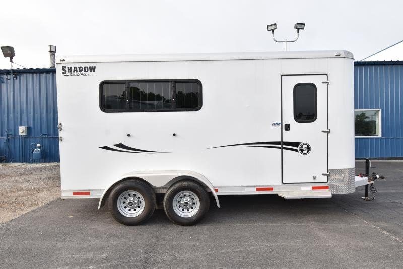Pre-Owned 2021 Shadow Trailers Stablemate 3 Horse Trailer