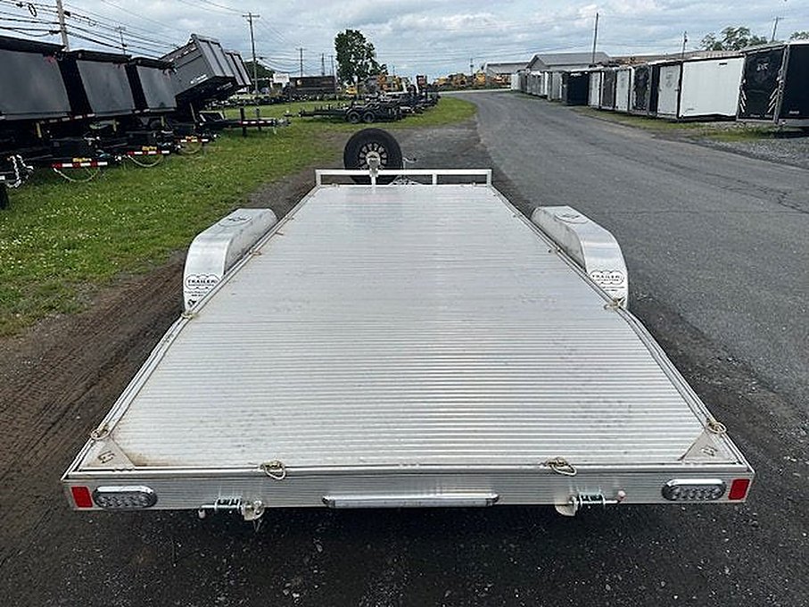 2024 Sport Haven 7×18 Aluminum Car Trailer – 6k Torsion Axles