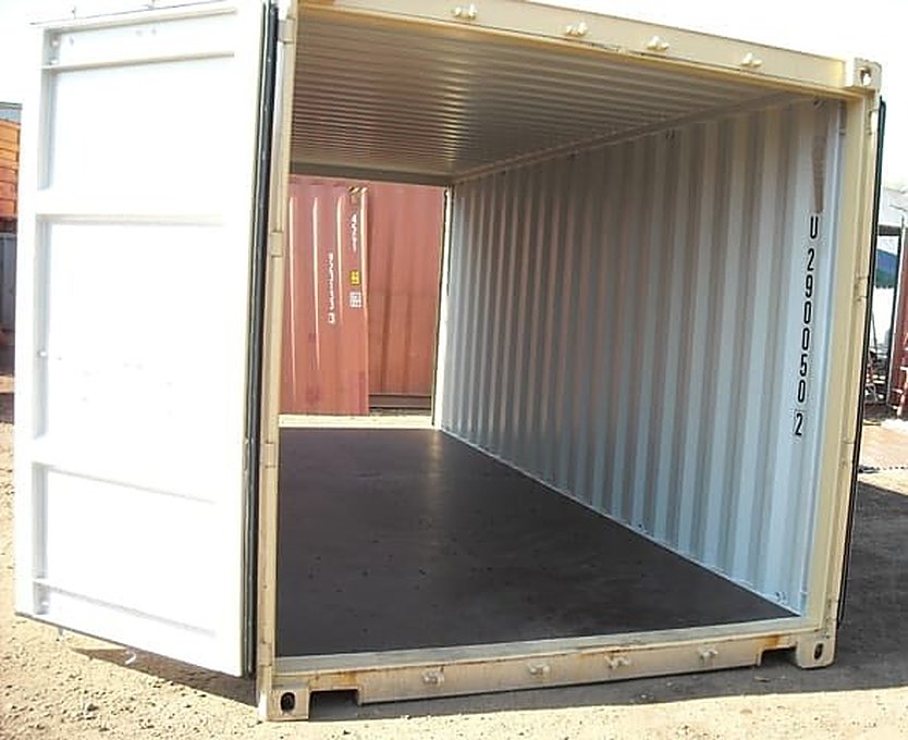 20ft Long Doubledoor Containers in 8โ6โฒ High and 9โ6โณ High