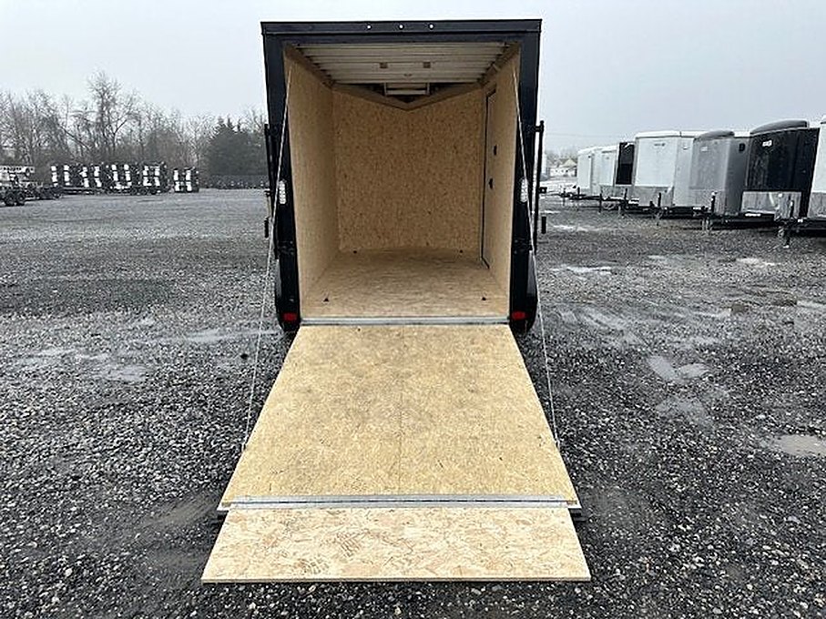 ATC 6 x 10 Aluminum Enclosed Cargo Trailer – Black Trim