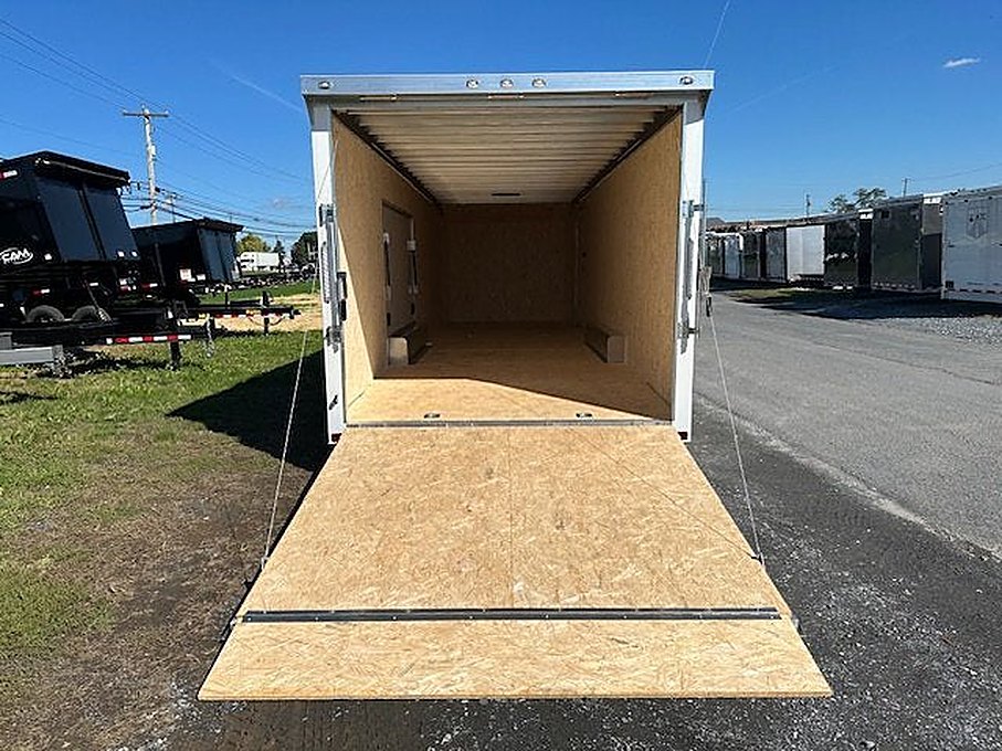 ATC 8.5 x 28 Enclosed Aluminum Car Trailer – Rear Spoiler