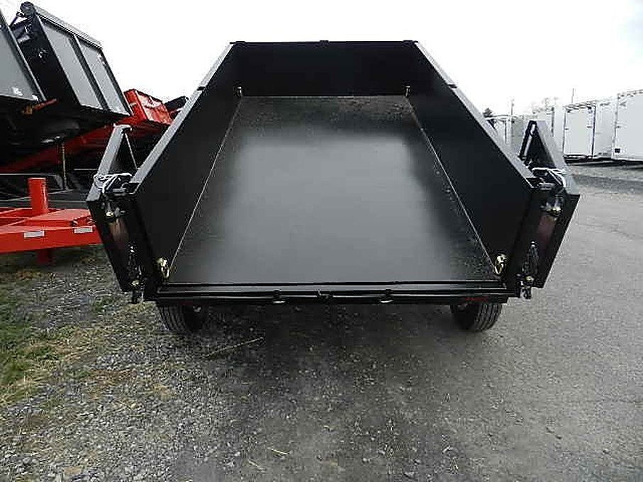 BWise 6 x 10 Low Profile Dump Trailer – Combo Gate &amp; Ramps