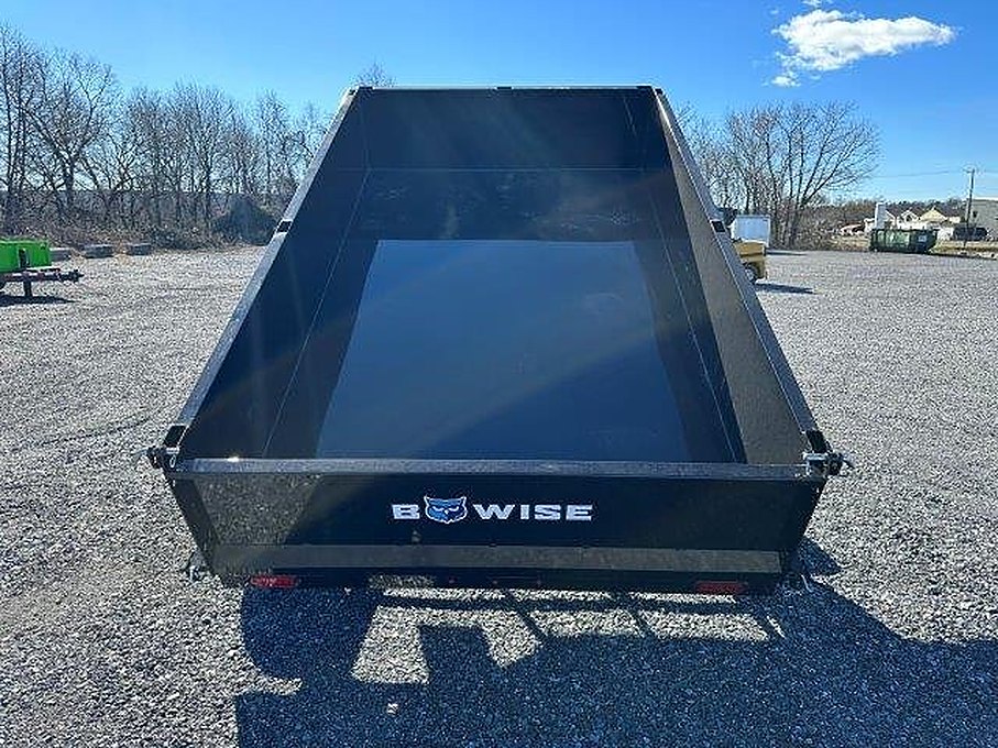 BWise 6 x 10 Low Profile Dump Trailer – Spreader Gate