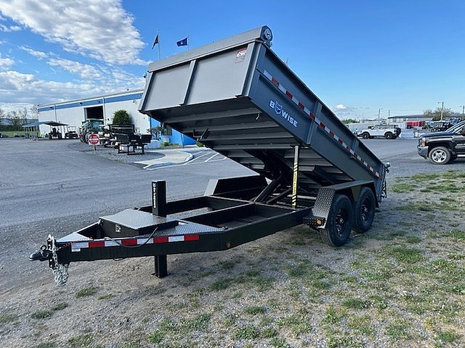 BWise 7 x 14 Low Profile Dump Trailer – Tarp Kit