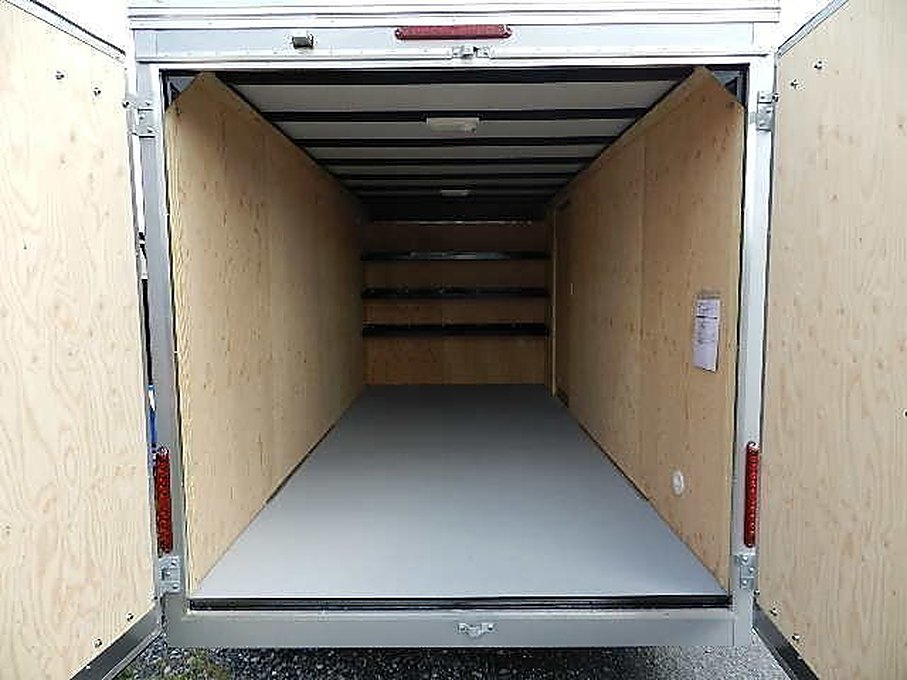 Car Mate 7 x 16 Enclosed Contractor Trailer – 6″ Added Height