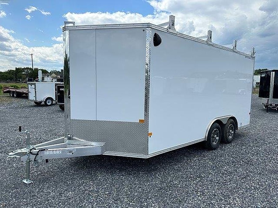 Cargo Pro 8.5 x 16 Aluminum Enclosed V-Nose Trailer – 10K GVW Upgrade