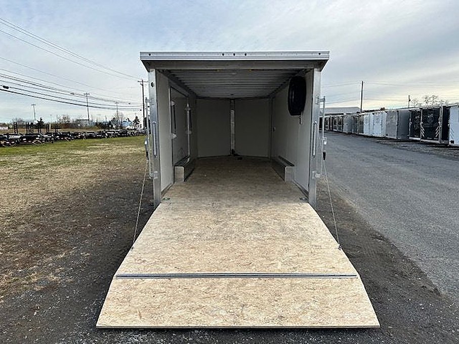 Cargo Pro 8.5 x 20 Aluminum V-Nose Car Hauler – Escape Door