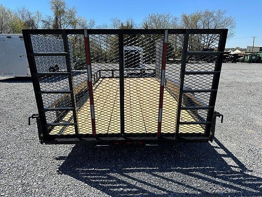 Carry-On 7 x 16 Landscape Utility Trailer – Side ATV Ramp