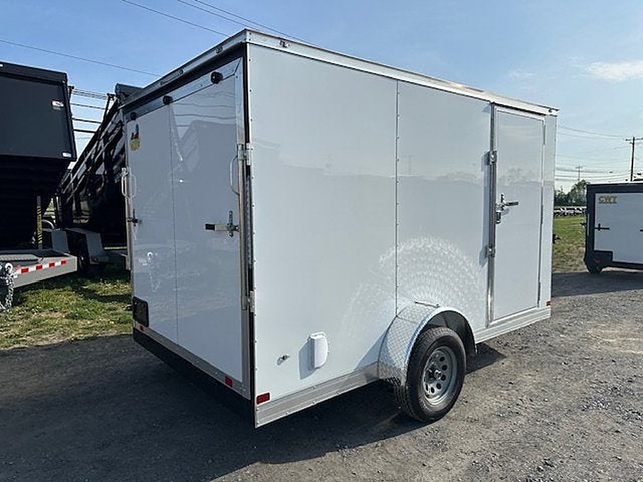 Covered Wagon 7’x12′ Enclosed Trailer — 6″ Added Height
