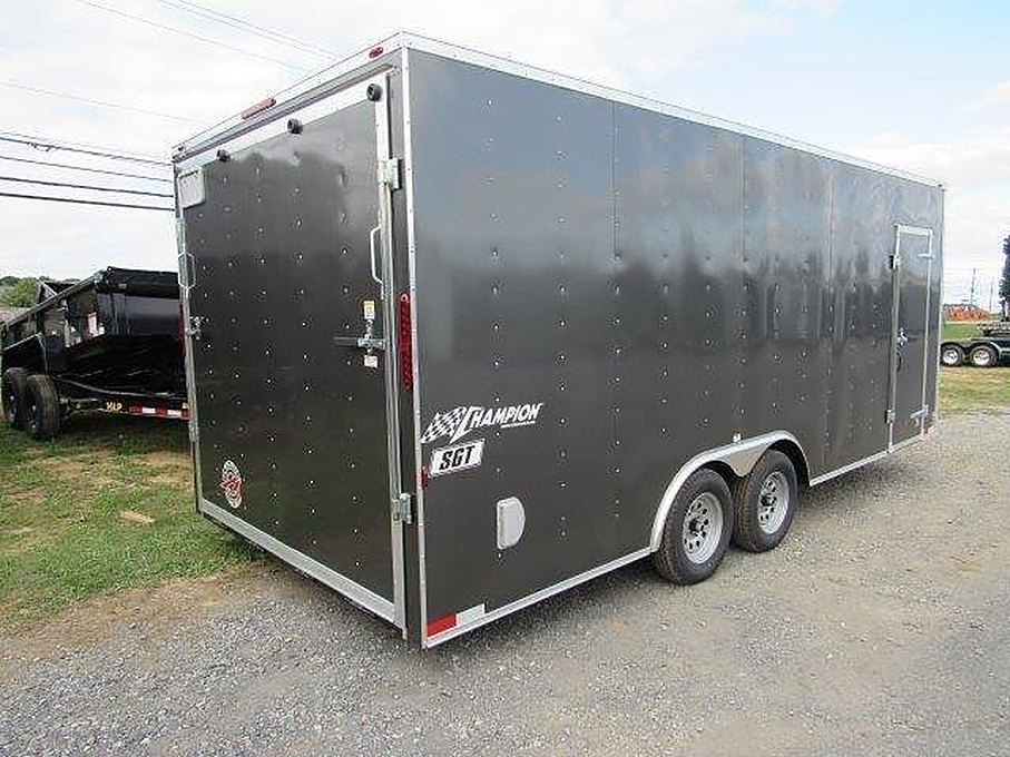 Homesteader 8.5 x 20 Enclosed 7K Car Trailer – 6″ Added Height