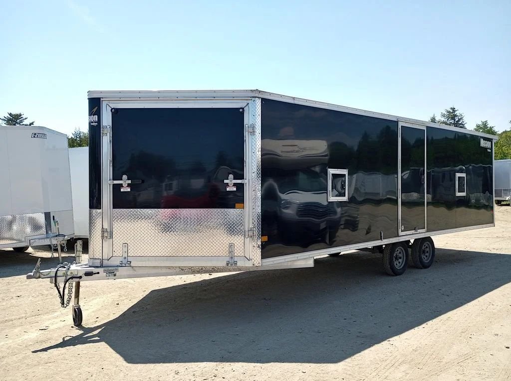 Mission Trailers 101×22 Aluminum 4-Place Drive In/Out Deckover w/Galvanized Package – Used