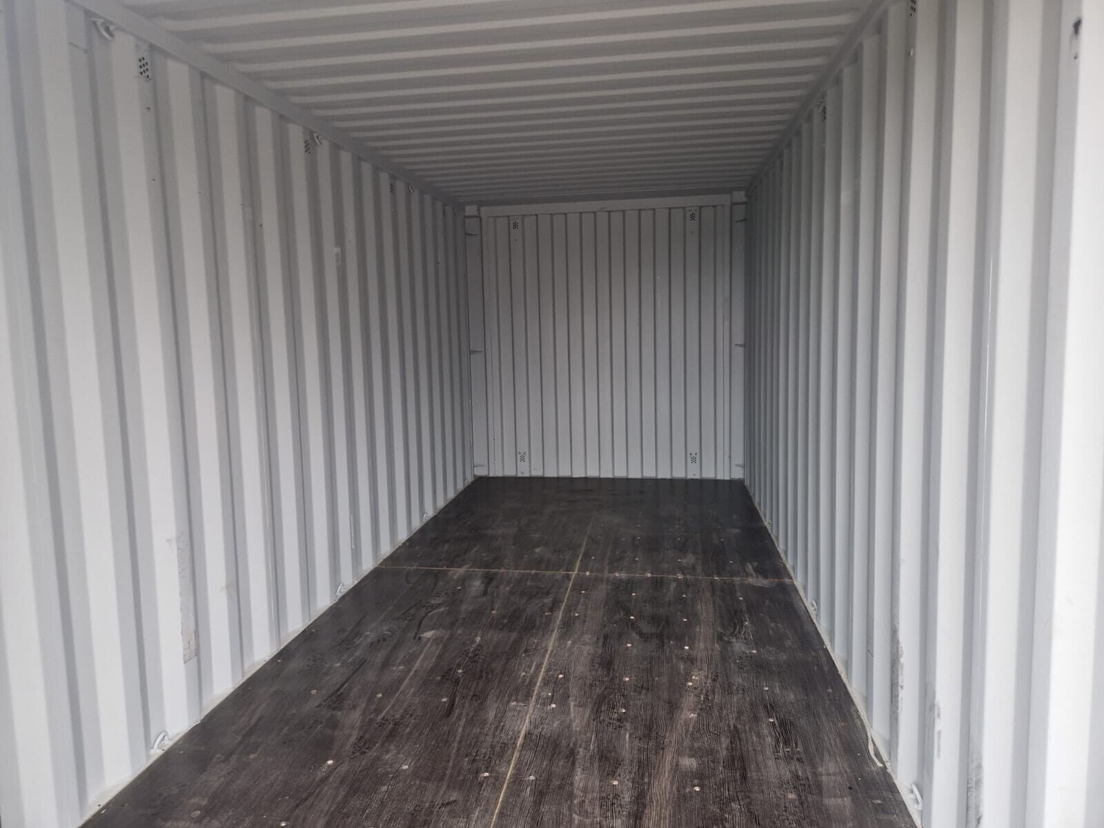 New 20Ft Shipping Container One Trip Green Easy Opening Door