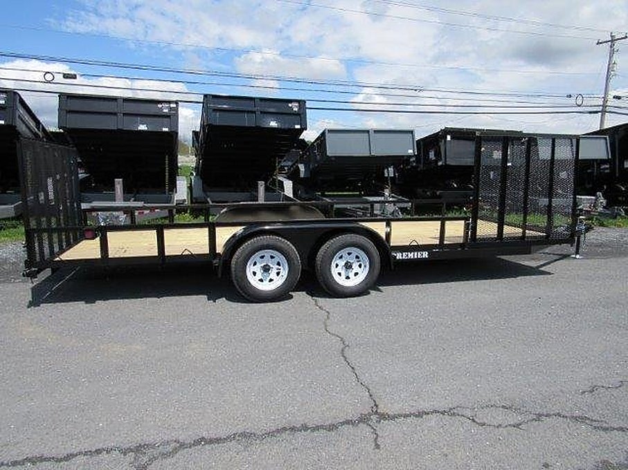 Premier 7 x 20 Landscape Utility Trailer – Side ATV Gate