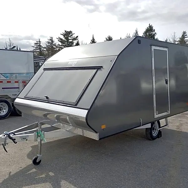Sno Pro 101×12 Aluminum 2-Place Snowmobile Trailer w/Galvanized Package – Used
