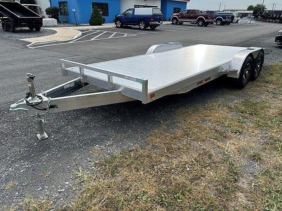 Sport Haven 7×20 Premium Aluminum Car Trailer – 6k Torsion Axles